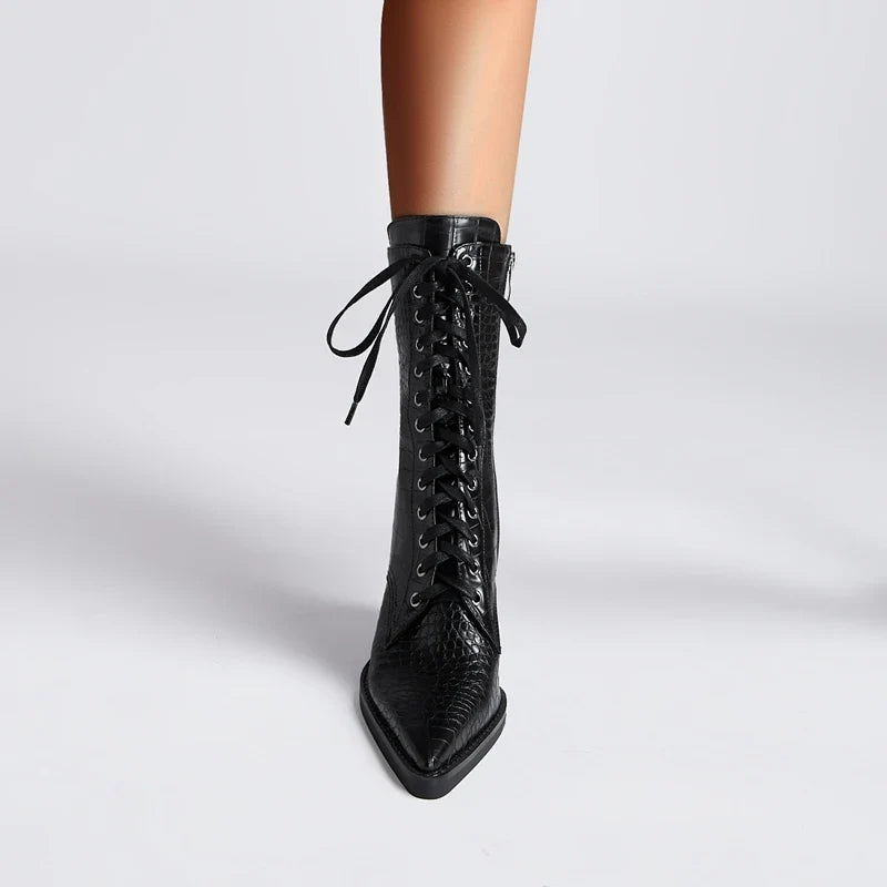Izzy Ryder Lace-Up Boots for Women | Marlowe 6