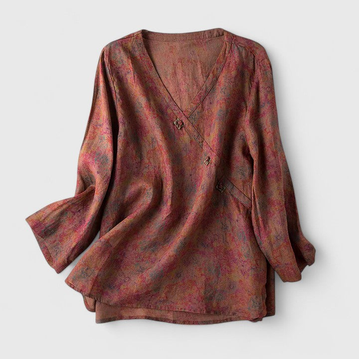Solene Cozy Blouse - Effortless Comfort and Style