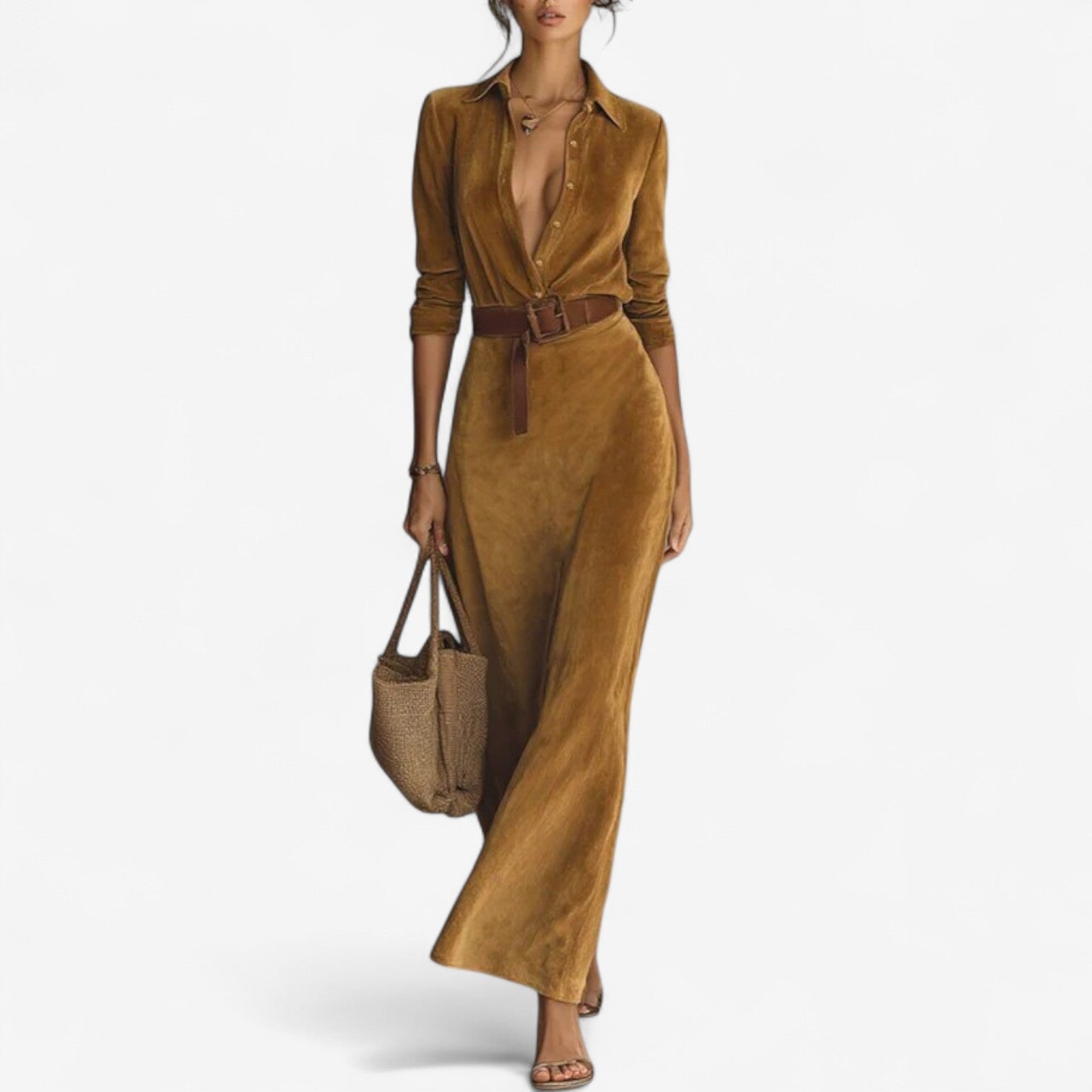 Modern Minimalist Maxi Dress