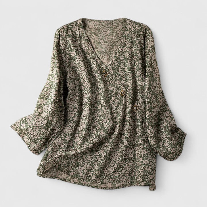 Solene Cozy Blouse - Effortless Comfort and Style