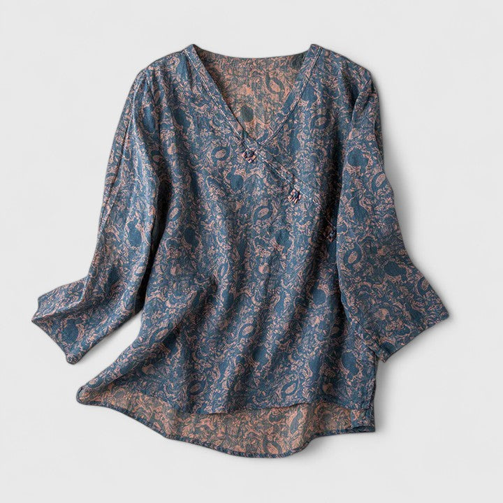 Solene Cozy Blouse - Effortless Comfort and Style
