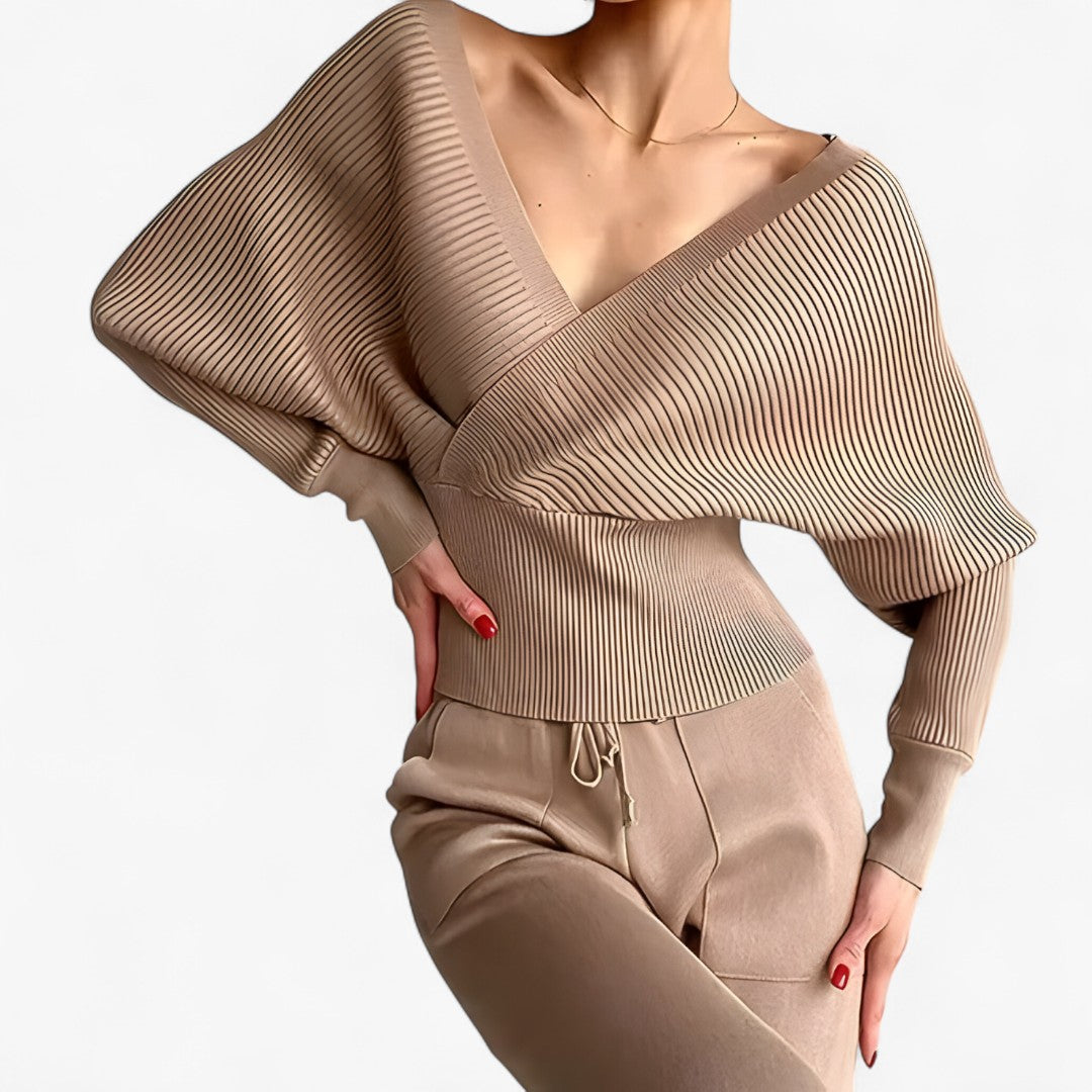 Leila | Modern rib-knit jumpsuit