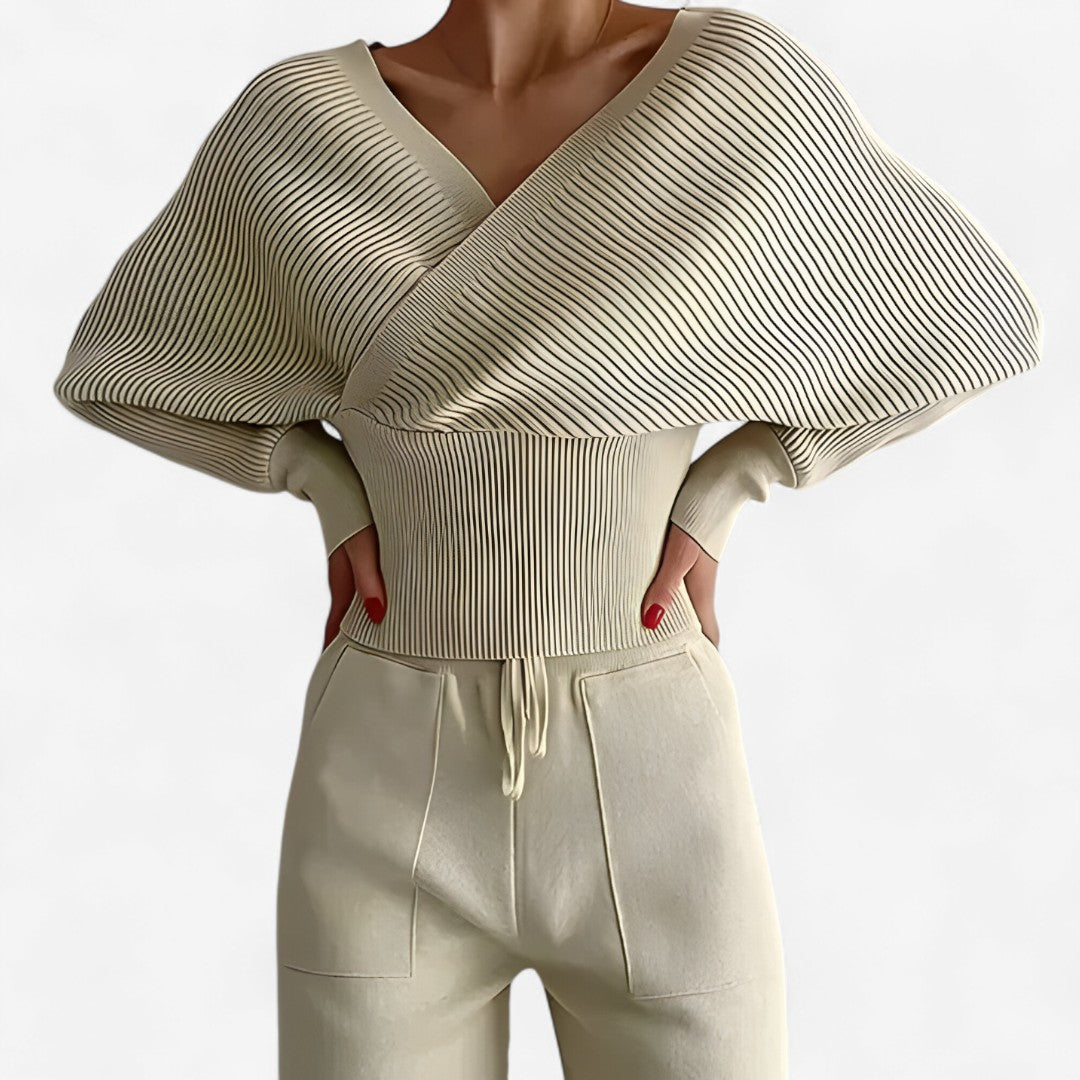 Leila | Modern rib-knit jumpsuit