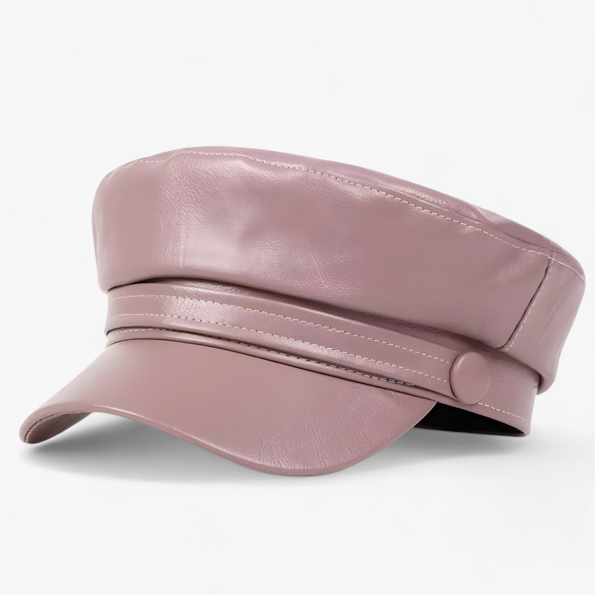 Nova | Octagonal flat cap | PU leather hat