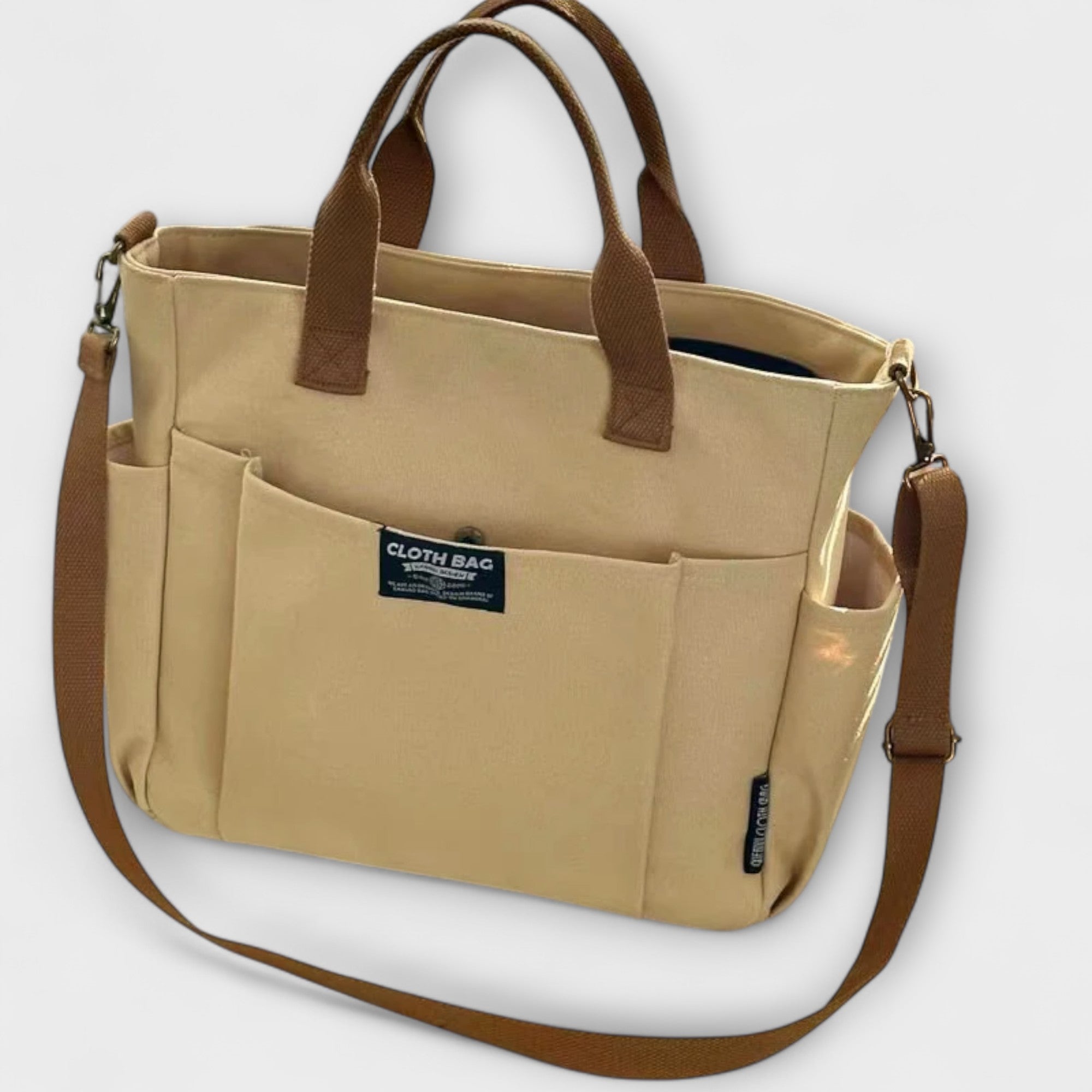 Olivia - Sleek Minimalist Canvas Tote Bag