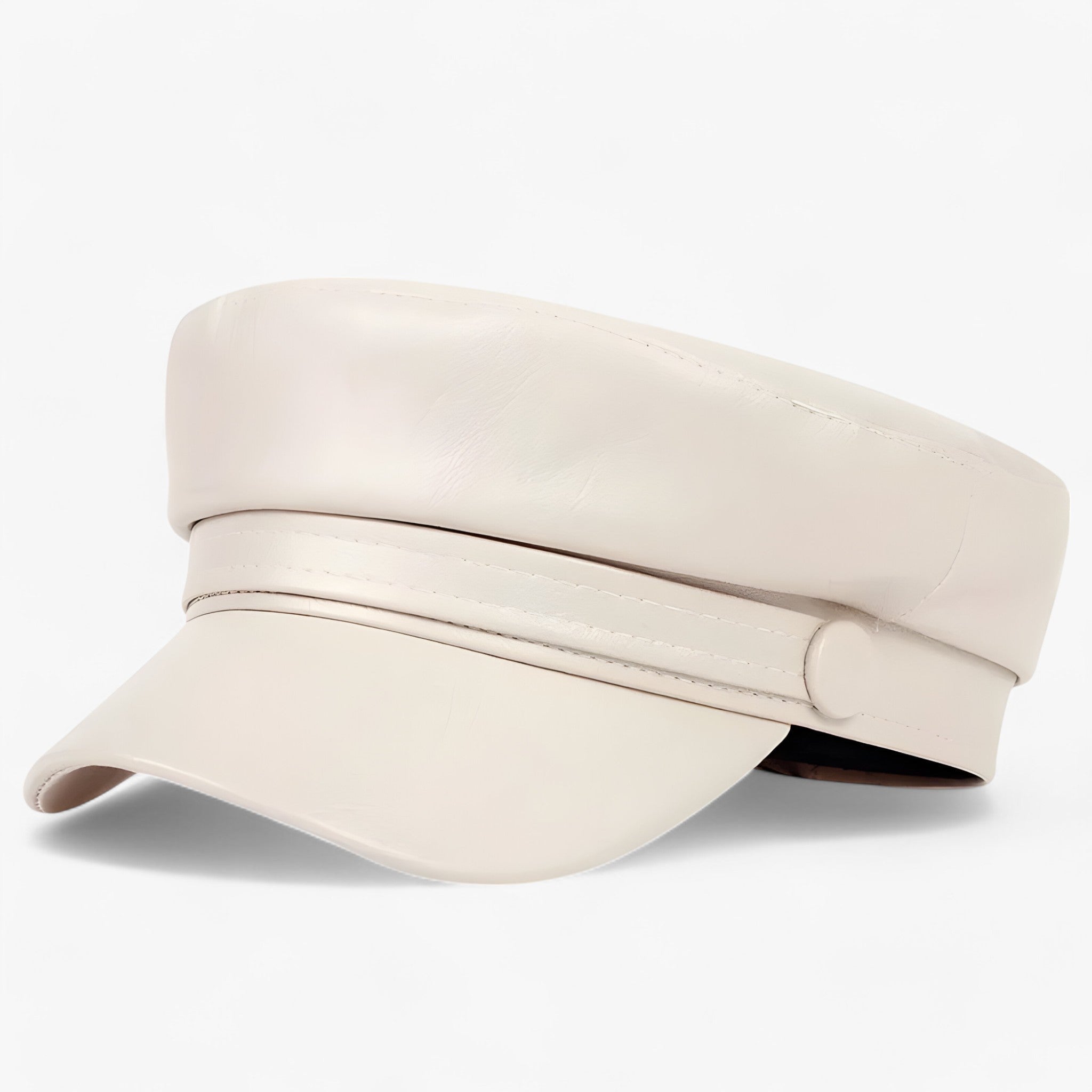 Nova | Octagonal flat cap | PU leather hat
