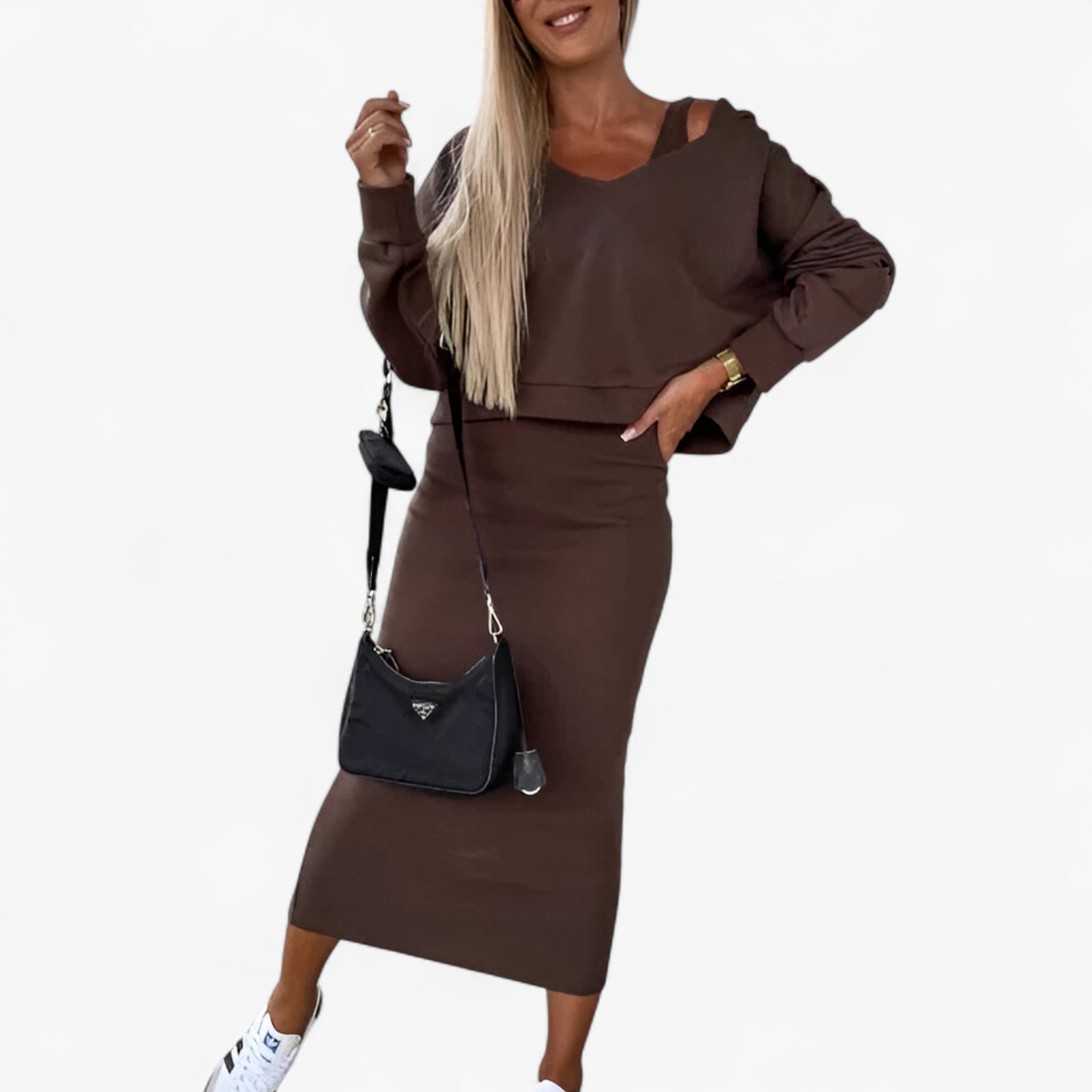 Lea | Sweater and dress set – Comfortable and sexy