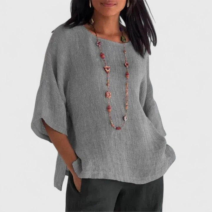 Mireille Cozy-Chic Blouse — Effortless Style, All-Day Comfort