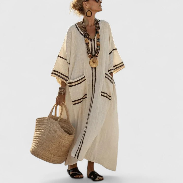 Arabella | Effortlessly Elegant Bohemian Dress for a Free-Spirited Look