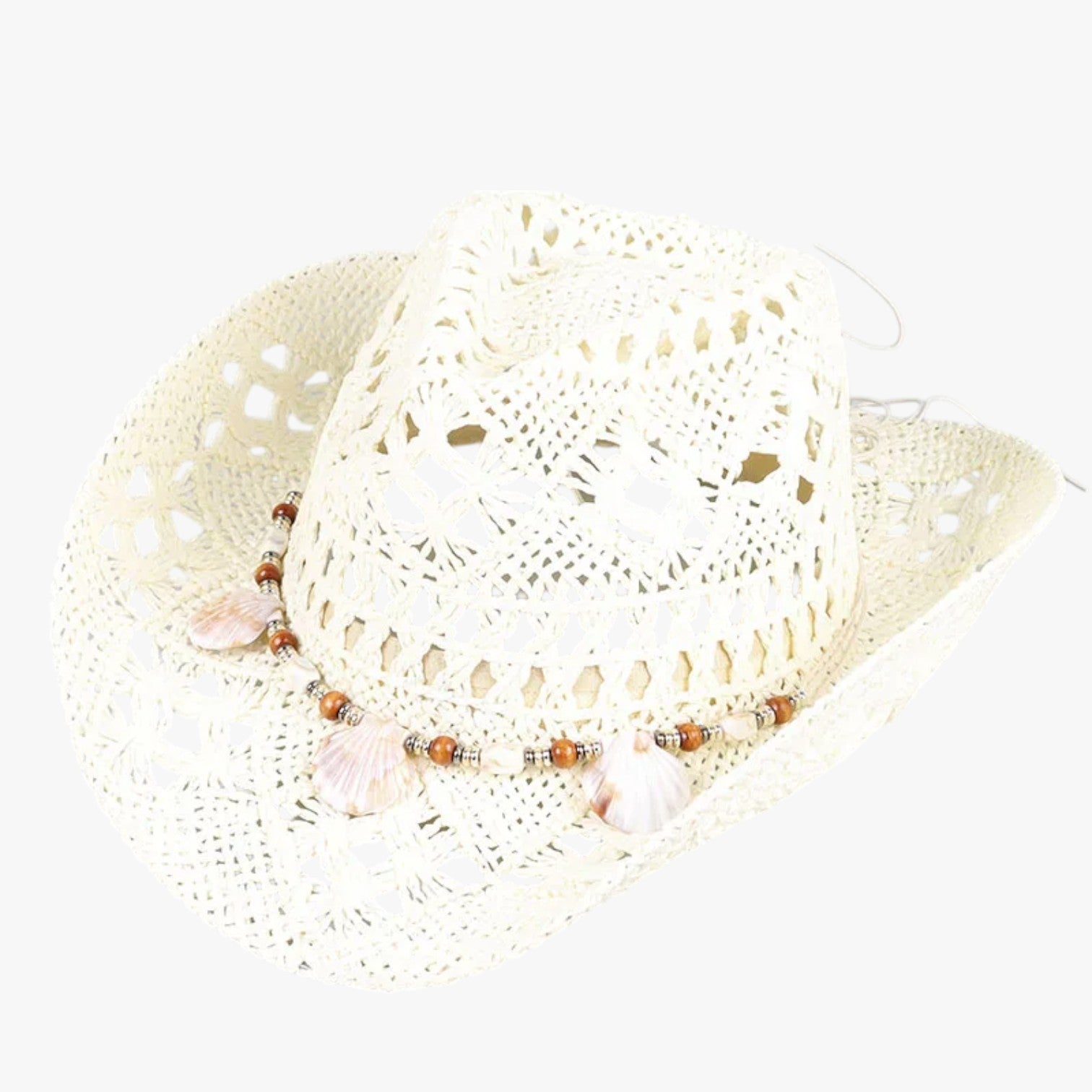 Skye | Straw cowboy hat, unisex, vintage-style