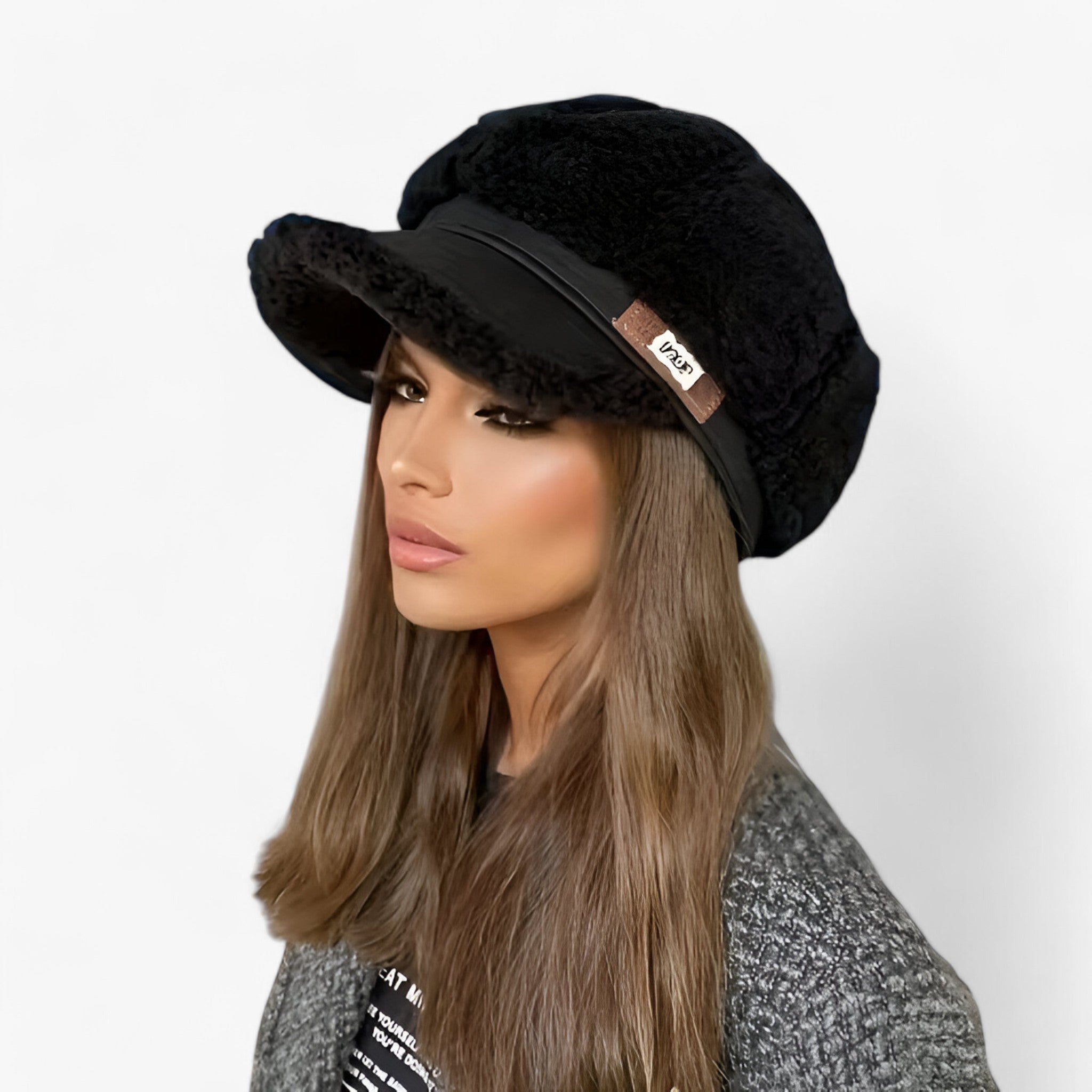 Olivia | Octagonal Hat – Elegant Retro Charm with a Modern Touch