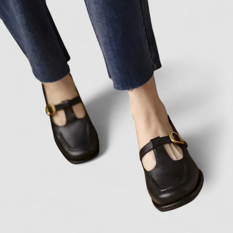 Orthopedic Mary Jane Shoes with Strap