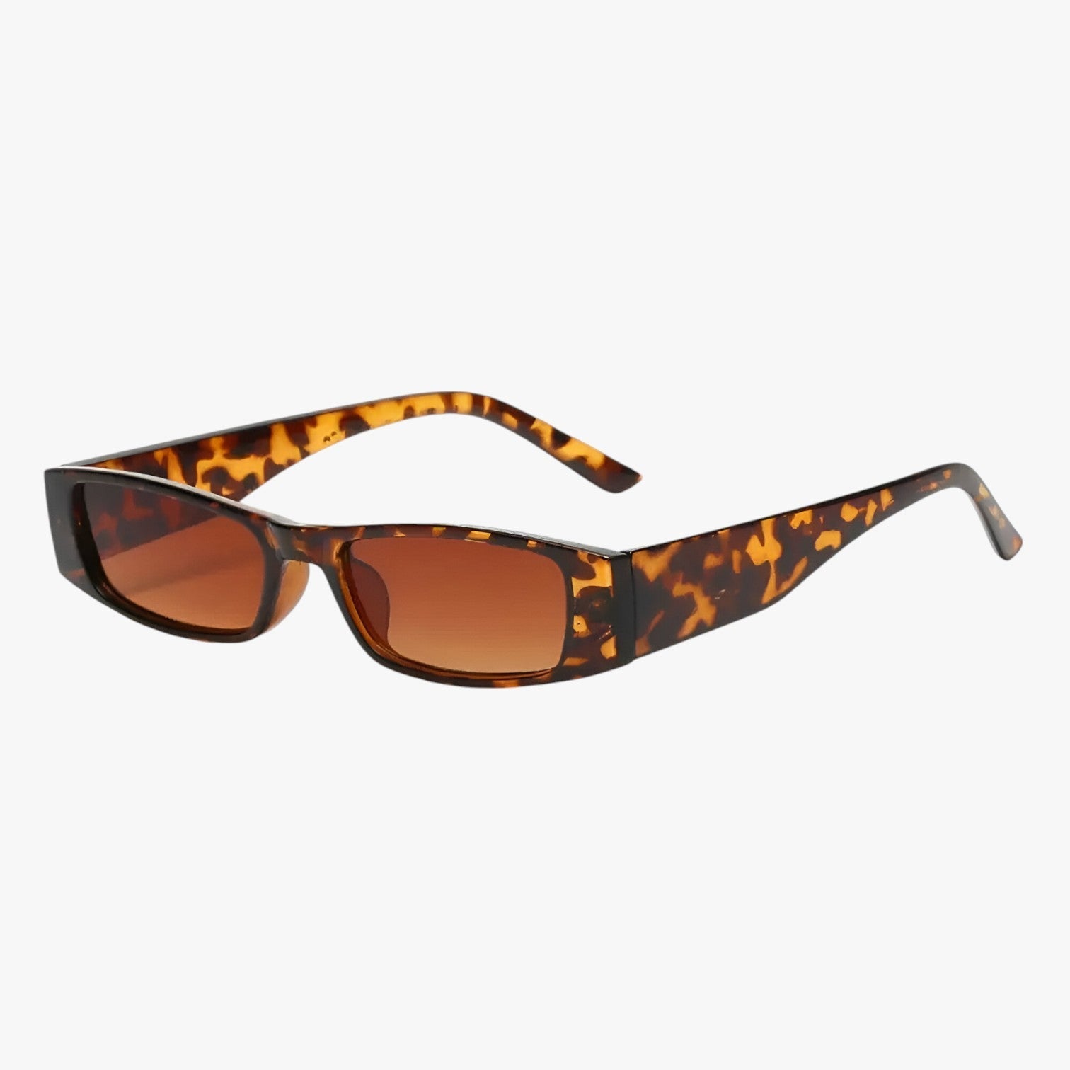 Lenora: Retro Slim Cat-Eye Sunglasses – Bold Style with UV Protection