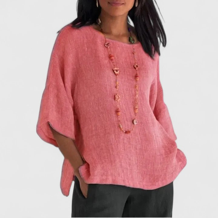 Mireille Cozy-Chic Blouse — Effortless Style, All-Day Comfort