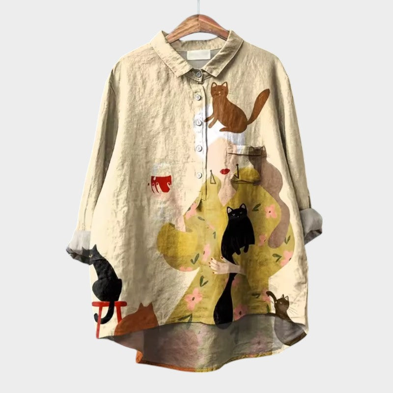 Saga™ Women's Blouse - Elegant, Flattering Everyday Top