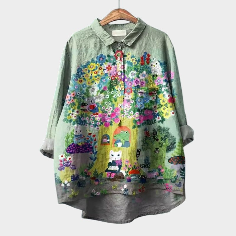Saga™ Women's Blouse - Elegant, Flattering Everyday Top