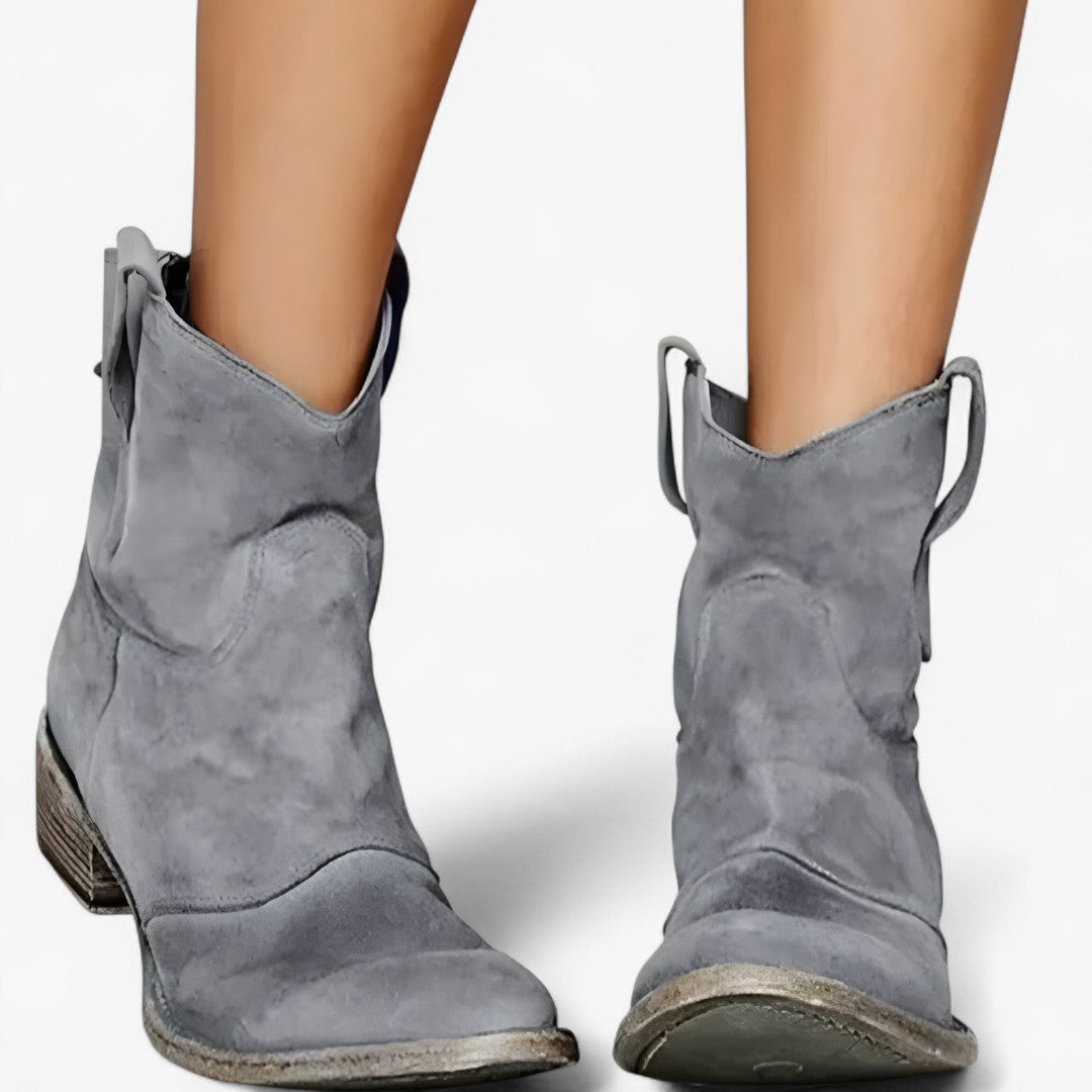 Bria | Western boot in suede-look – Bold style for everyday wear