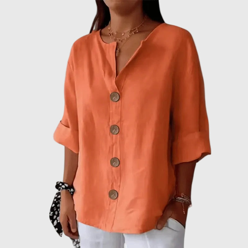 Cathlyn Elegant Blouse - Timeless Sophistication for Any Occasion