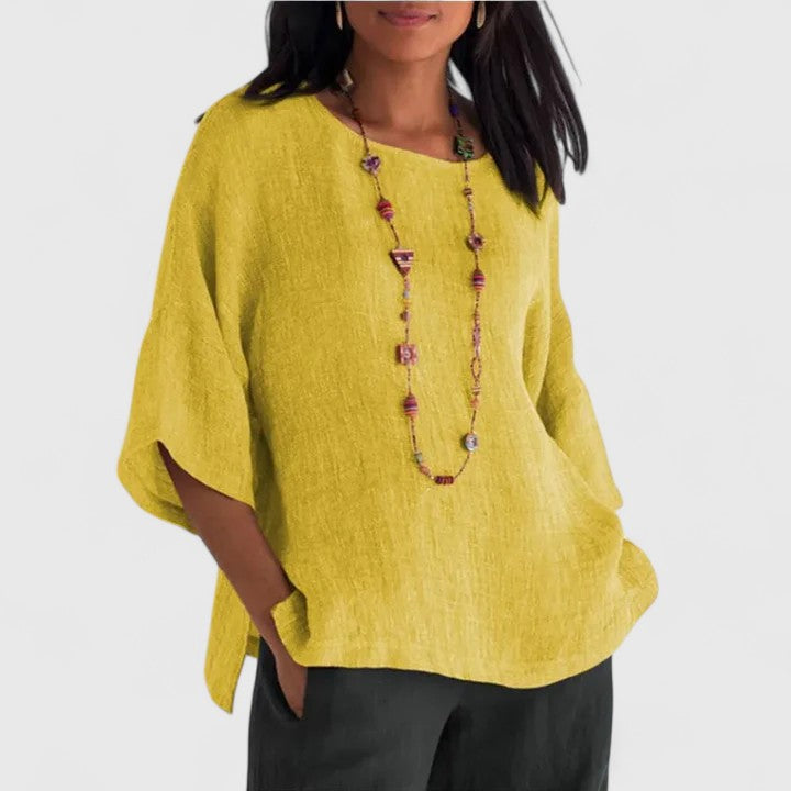 Mireille Cozy-Chic Blouse — Effortless Style, All-Day Comfort