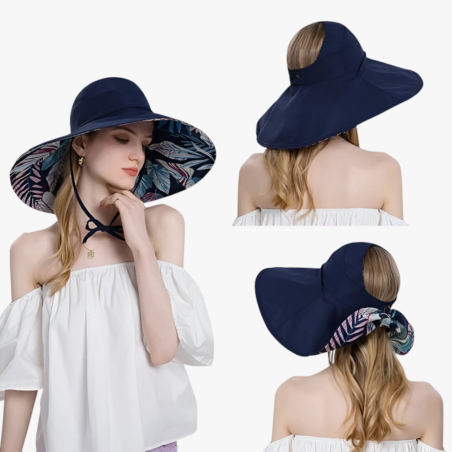 Marjorie | Wide-brimmed summer hat – Ultimate UV protection in a Boho look