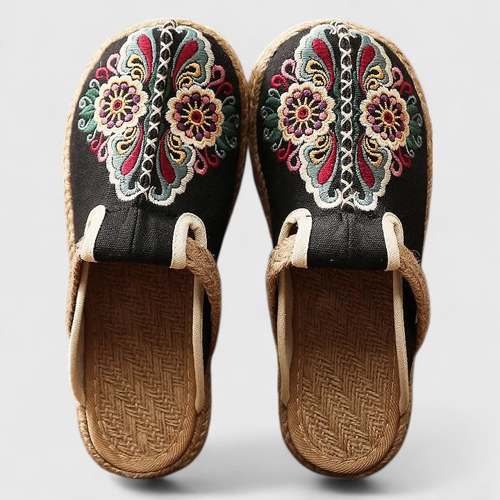 Marousse Cozy Floral Slippers — Handmade Comfort for Everyday Relaxation