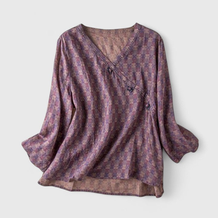 Solene Cozy Blouse - Effortless Comfort and Style