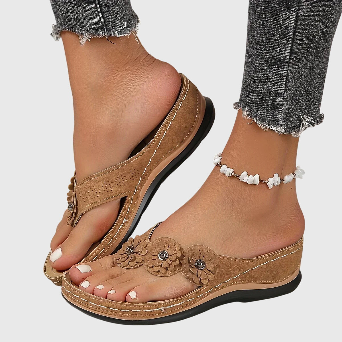 Alexis Orthopedic Comfort Flip Flops with Arch Support