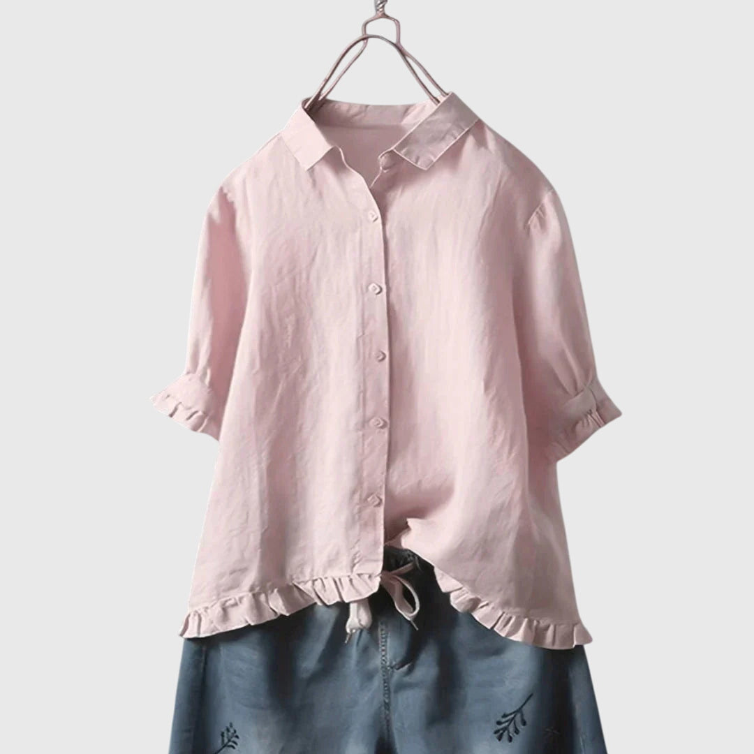 Pamela™ — A Sophisticated & Chic Blouse for Effortless Style