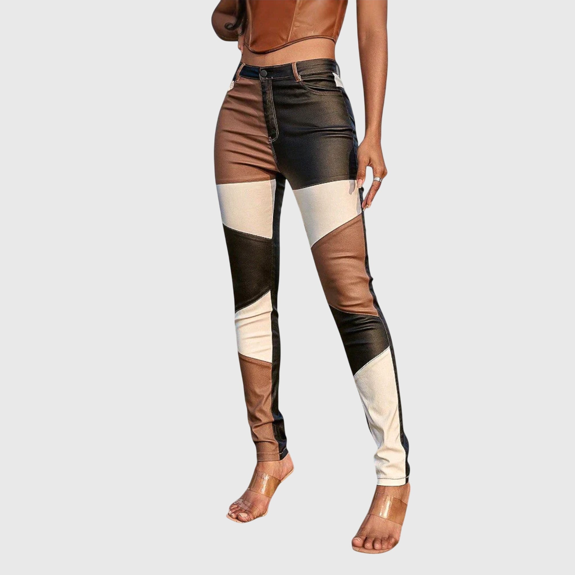 Calliope Color-Block Tube Pants
