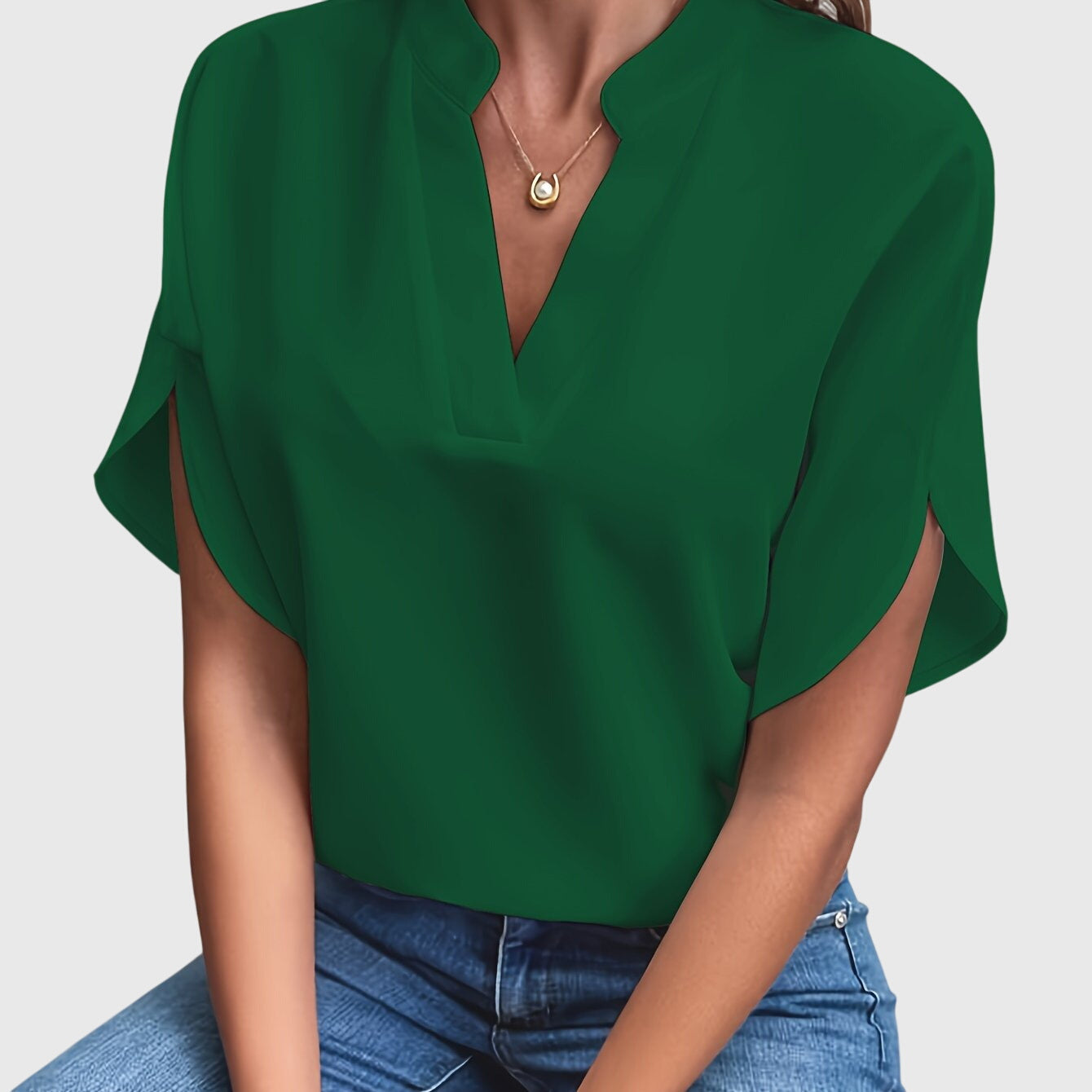 Kristie™ Chic Elegance Blouse - Effortless Sophistication