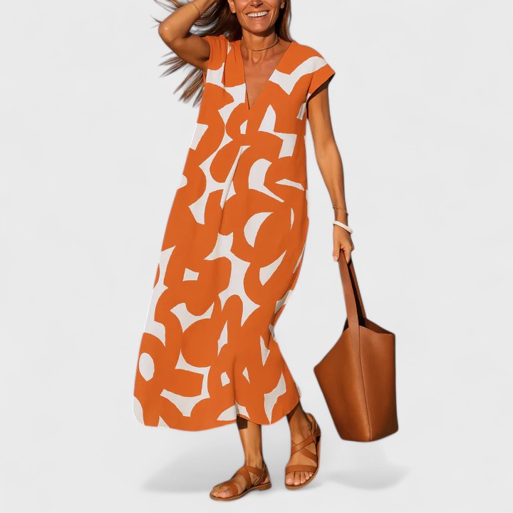 V-Neck Dress – Lightweight Feel & Flattering Silhouette