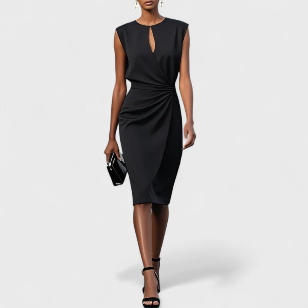 Luxe Midi Dress with Exquisite Detailing