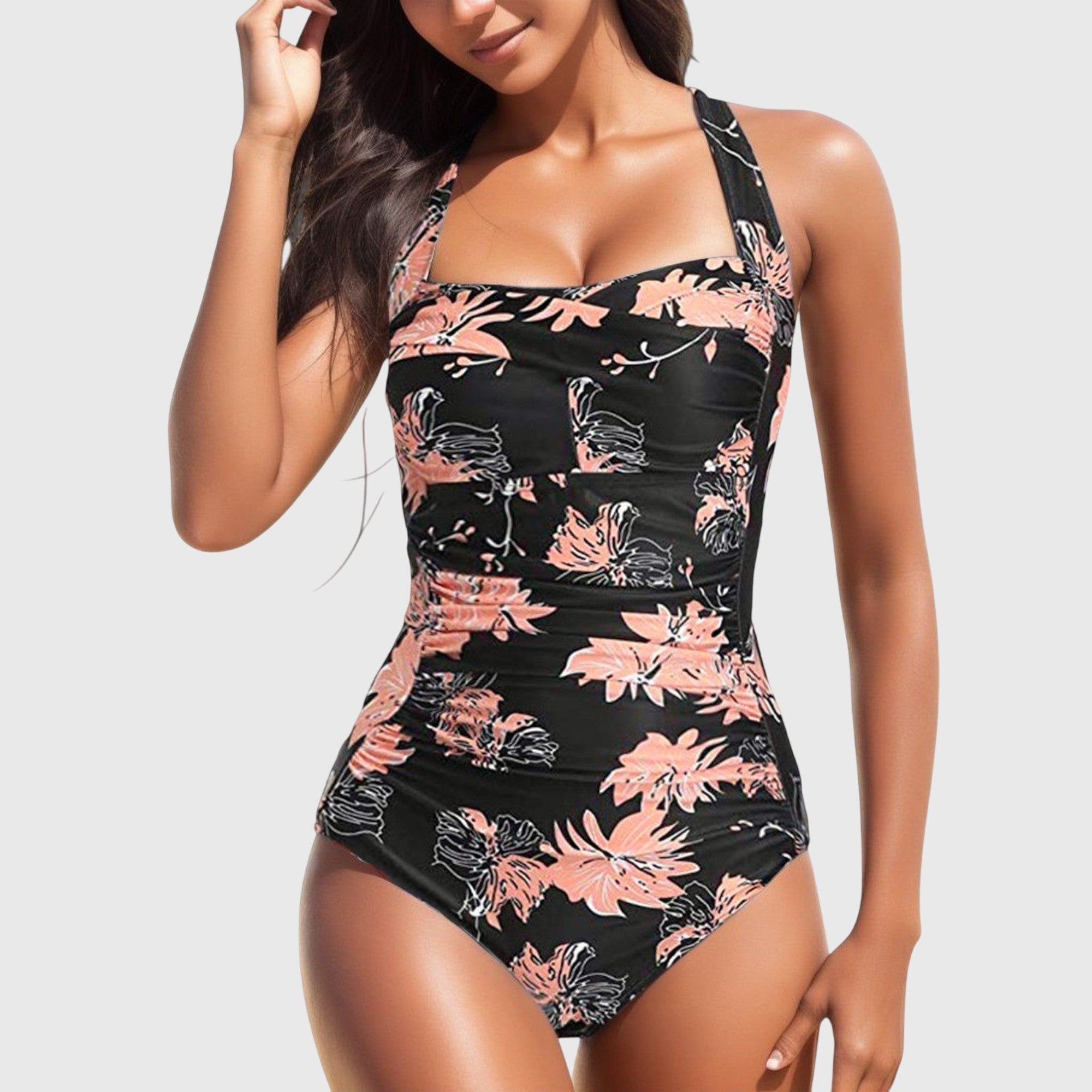 Lina: Sleek One-Piece Swimsuit for Effortless Beach Style