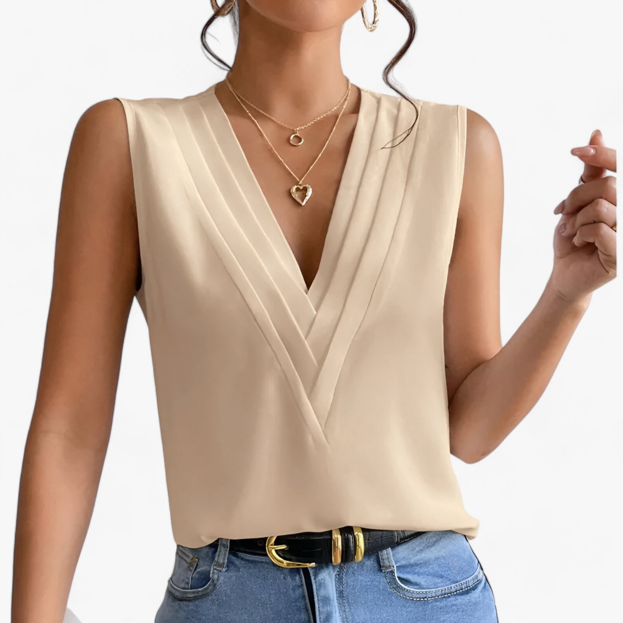 Lieselotte | Sleeveless Blouse – Comfortable and Relaxed Style, Ready for Everyday Life