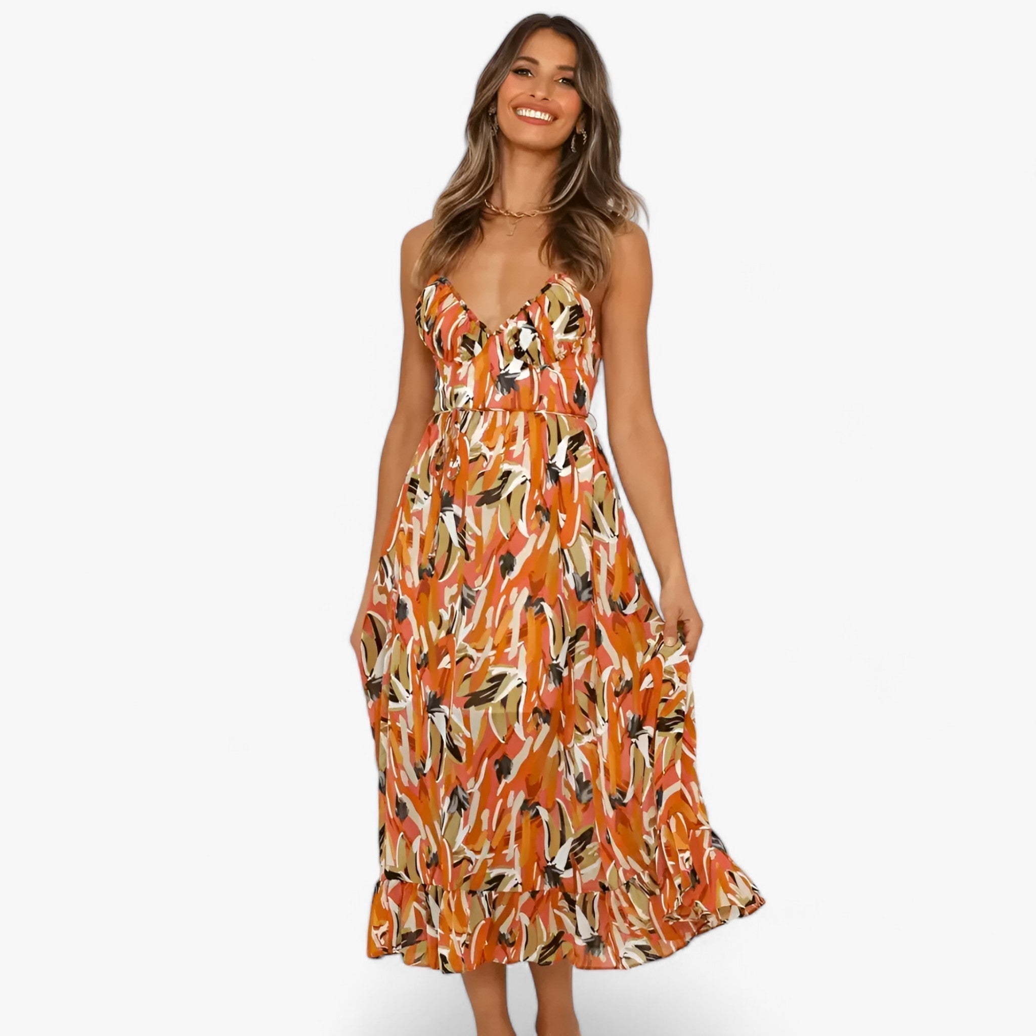 Sienna Midi Dress – Simple, Timeless Elegance for Summer's Adventures