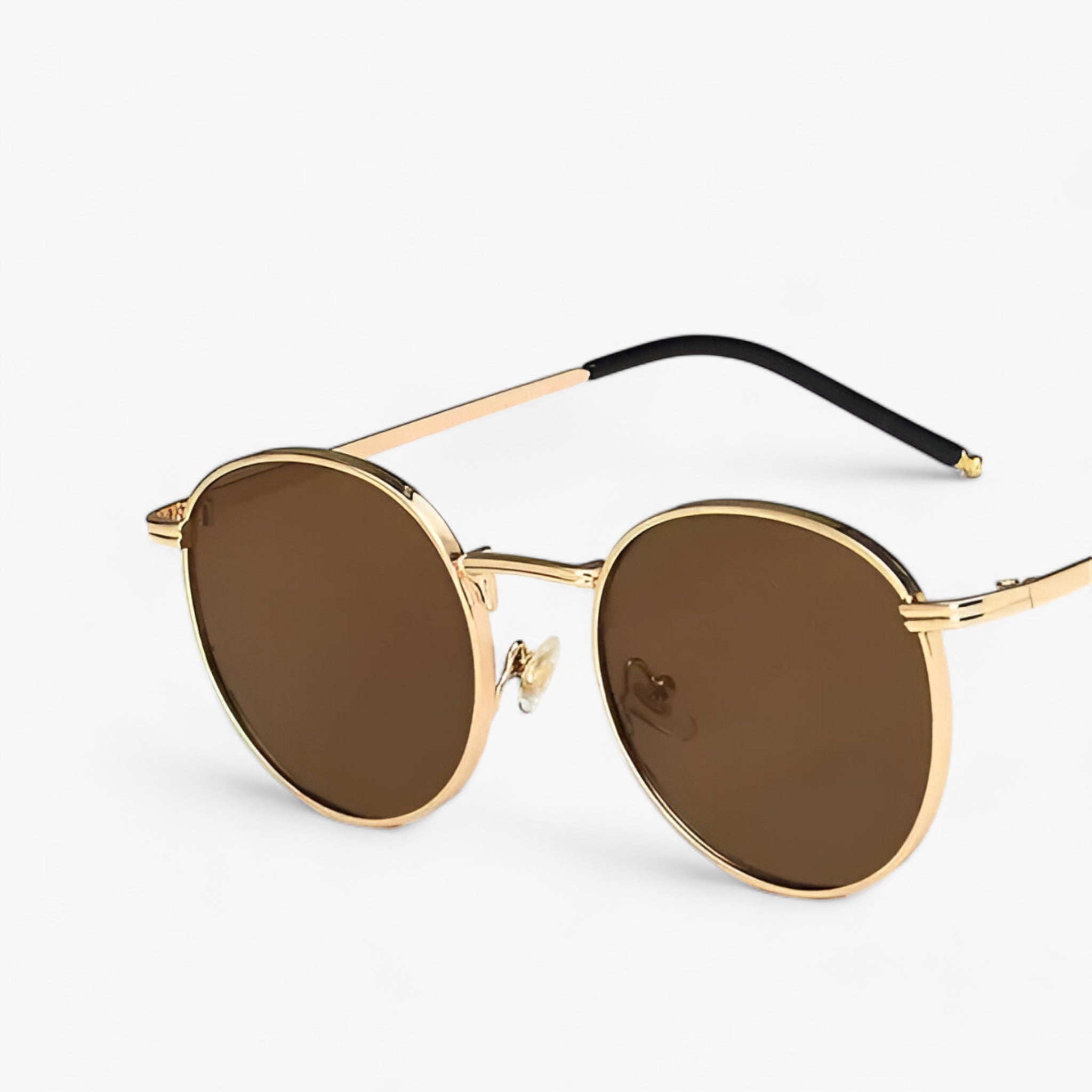 Stylish designer sunglasses with elegant round lenses