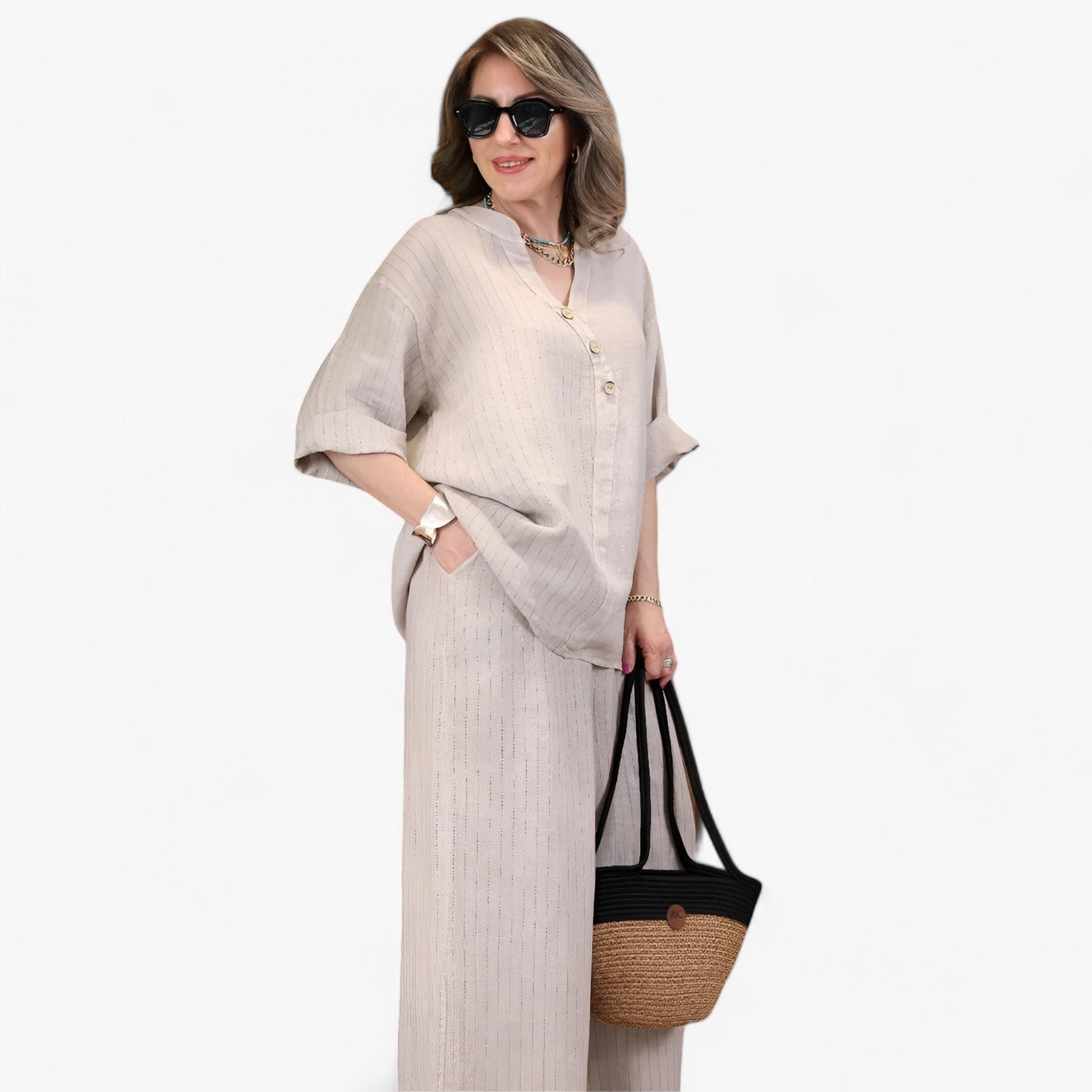 Cotta | Ladies' Leisure Set in Cotton-Linen - Ultimate Comfort & Style