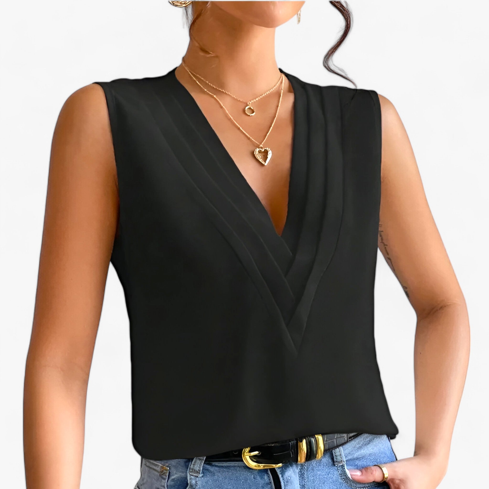Lieselotte | Sleeveless Blouse – Comfortable and Relaxed Style, Ready for Everyday Life