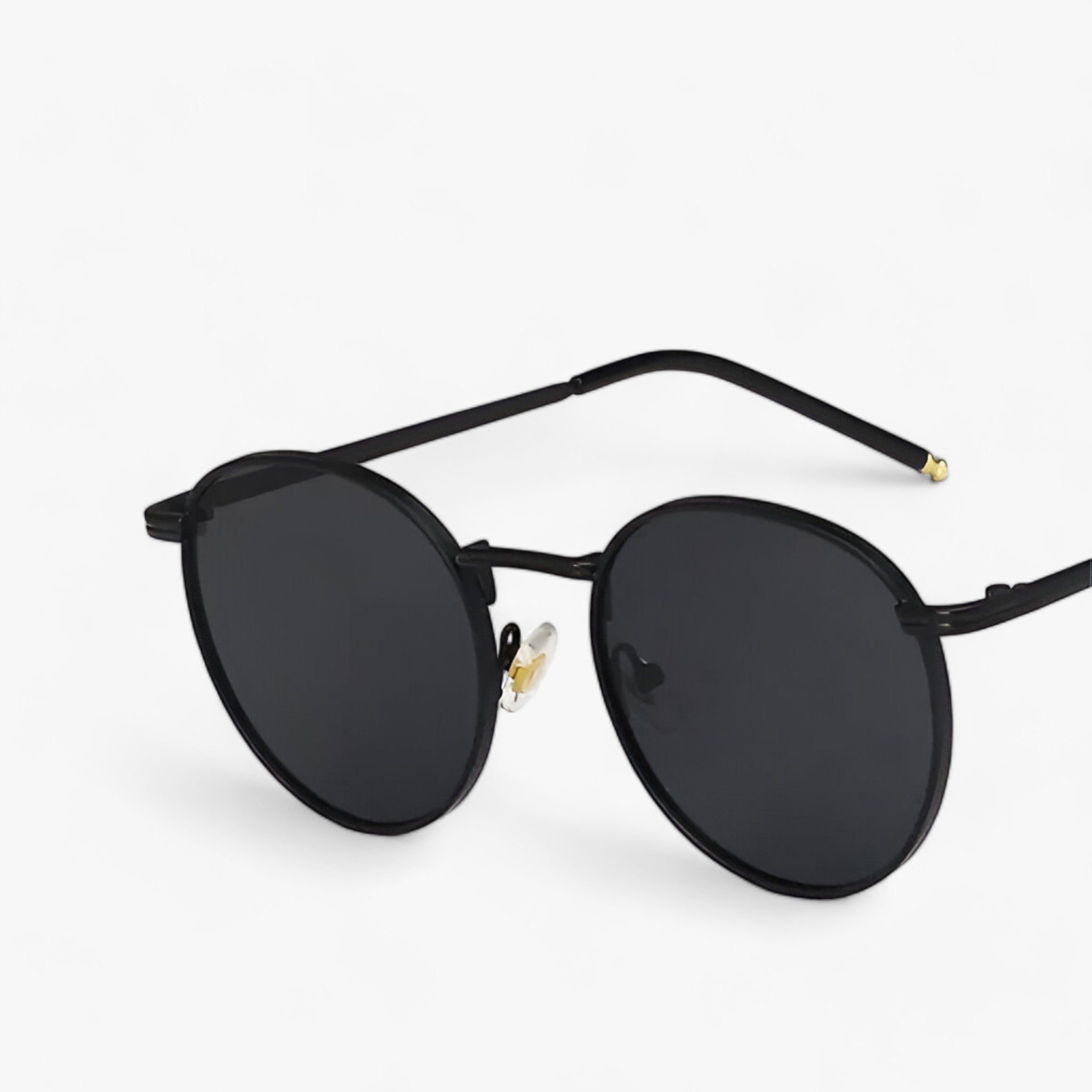 Stylish designer sunglasses with elegant round lenses