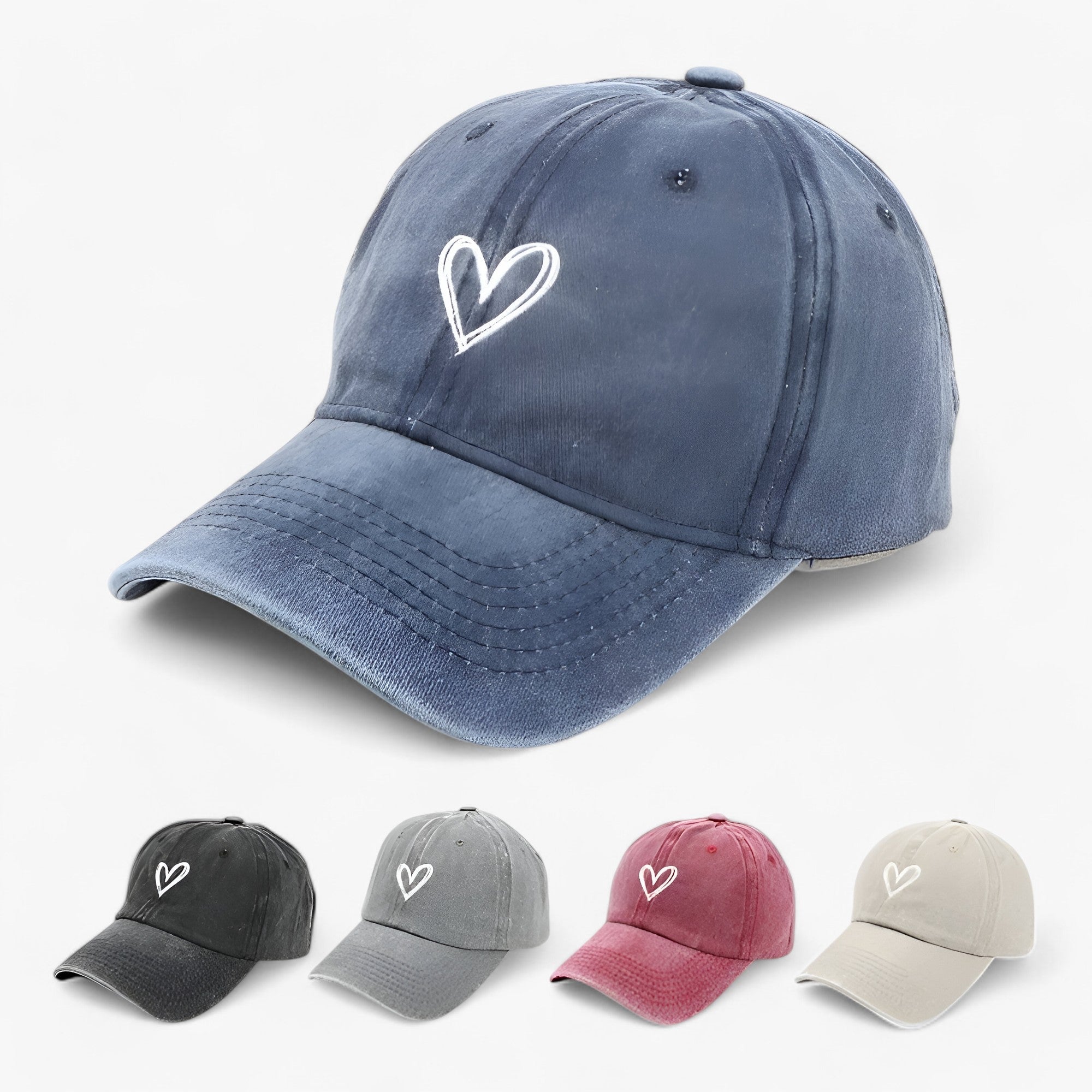 Love | Adjustable Baseball Cap - Retro Charm & Sun Protection