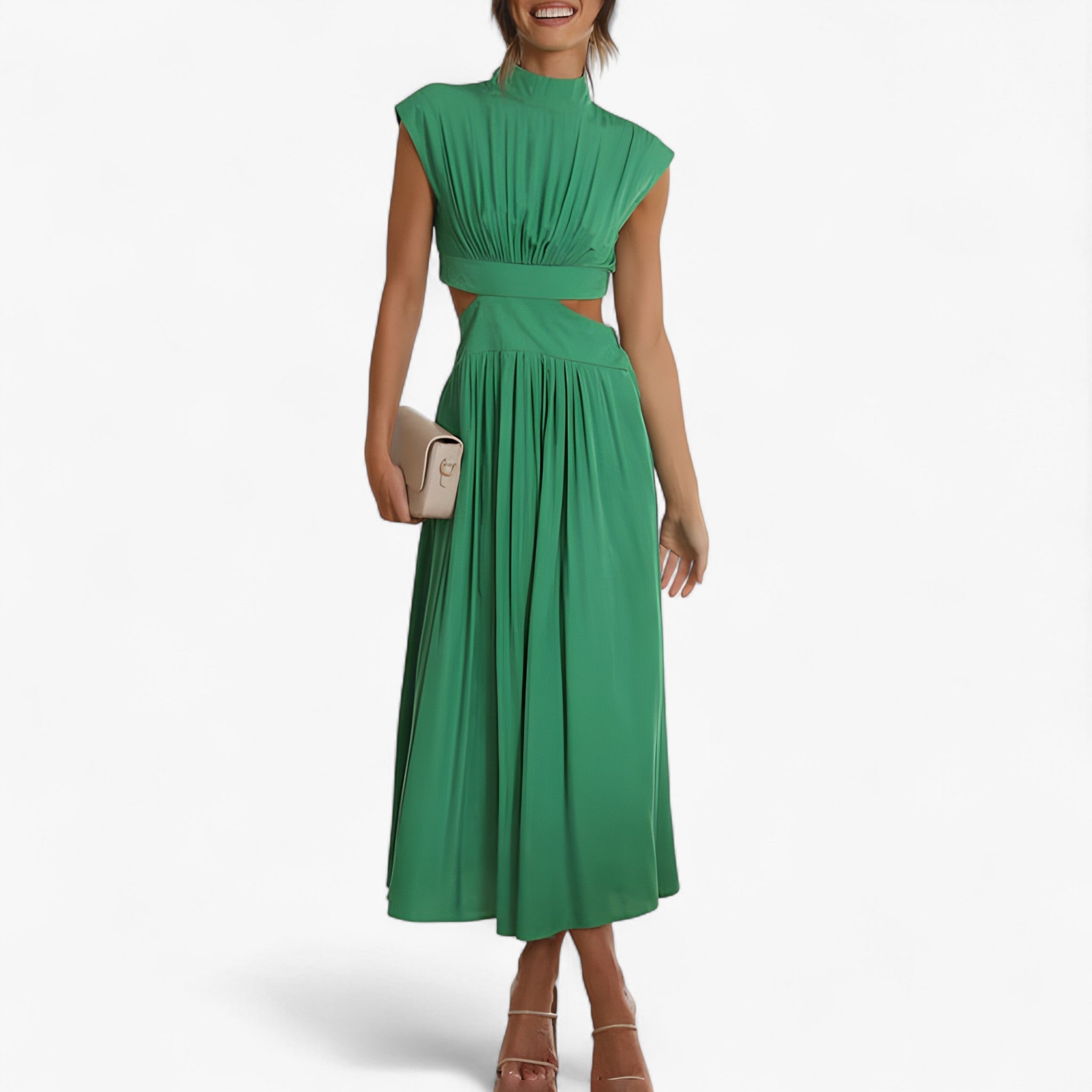 Elena | Exclusive high-neck dress for an elegant look