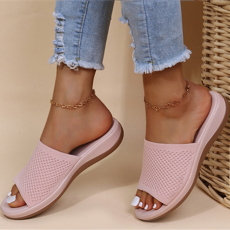 Knit Orthopedic Sandals – All-Day Comfort & Arch Support